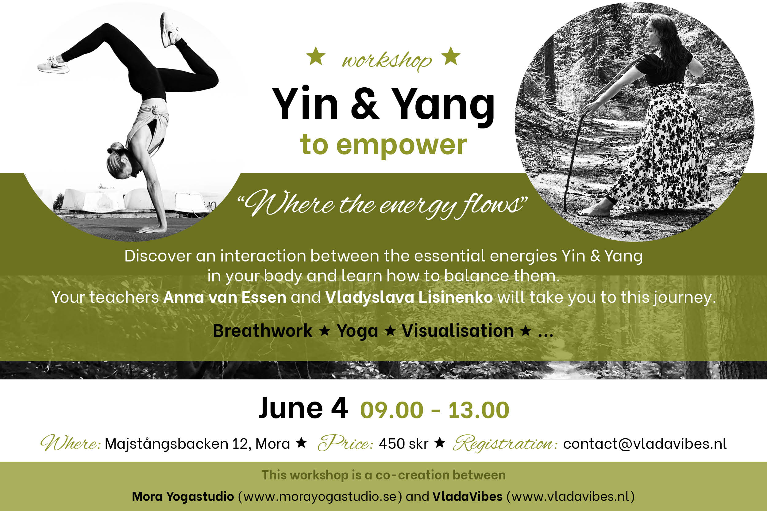yin yang with yoga